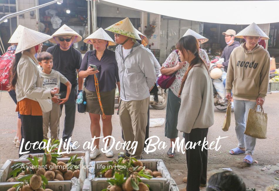 Discover Hue’s vibrant local life through fresh produce, traditional foods and everyday market culture.